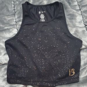 Buffbunny rose Aurora crop top